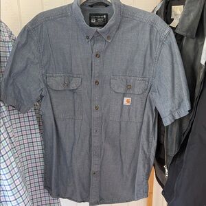 Carhartt Men's Chambray Button Down Shirt